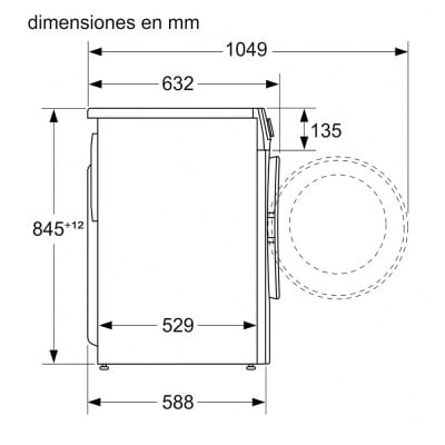 Lavadora BALAY 3TS3106B Blanco 10Kg 1400