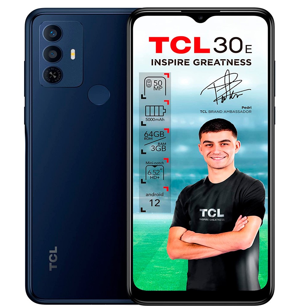 Smartphone TCL 30E Space Gray