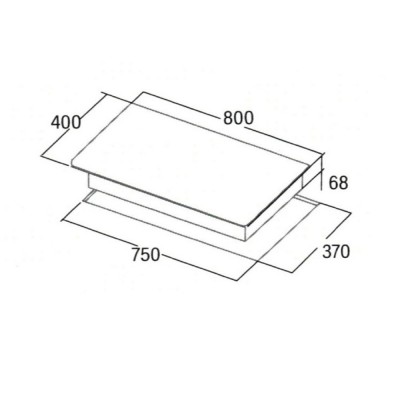 Placa CATA  IB 853 BK/A