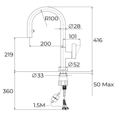 Grifo TEKA OVAL 9382