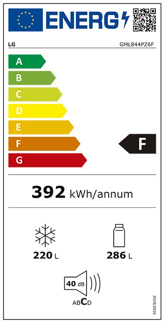 Etiqueta de Eficiencia Energética - GML844PZ6F