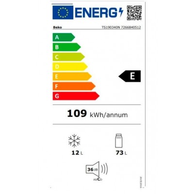 Frigorífico  BEKO TS190340N