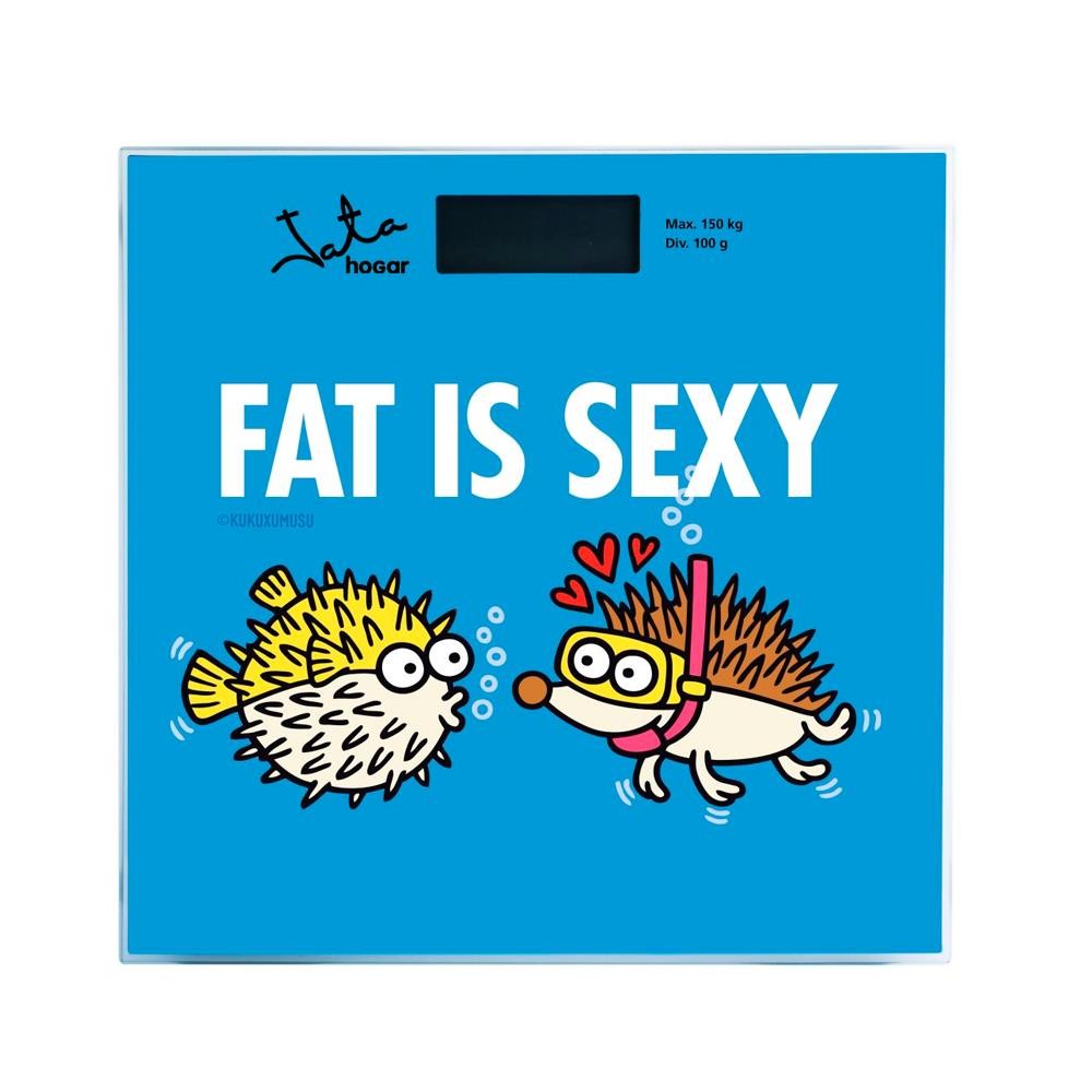 Báscula JATA 294K Kukuxumusu Fat is Sexy