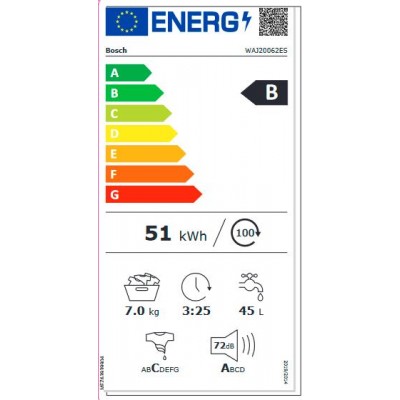 Lavadora BOSCH WAJ20062ES