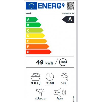 Lavadora BOSCH WGG242F0ES