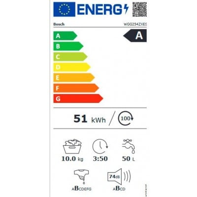 Lavadora BOSCH WGG254ZXES