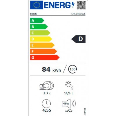 Lavavajillas BOSCH SMS2HKW03E
