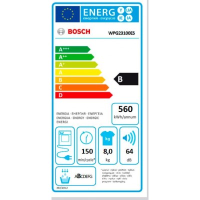 Secadora BOSCH WPG23100ES