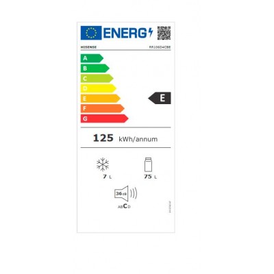 Frigorífico HISENSE RR106D4CRE