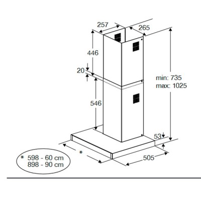 Campana BEKO BHCB61622BXH