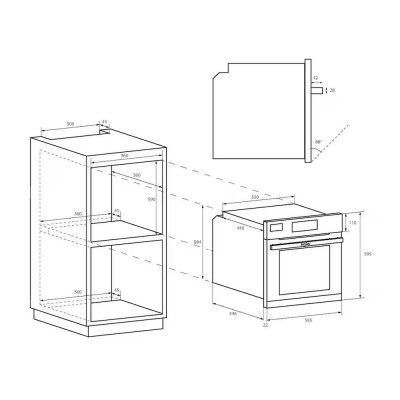 Horno HAIER HWO60SM4B5BH4