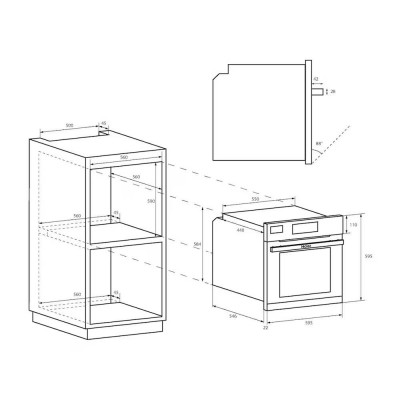 Horno HAIER HWO60SM2F3XH4