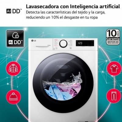 Lavasecadora LG F4DR6010A0W