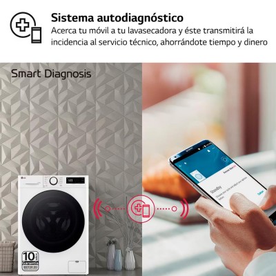Lavasecadora LG F4DR6011AGW