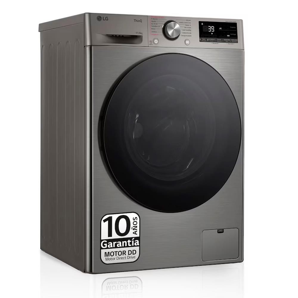 Lavasecadora LG F4DR7011AGS Inox...