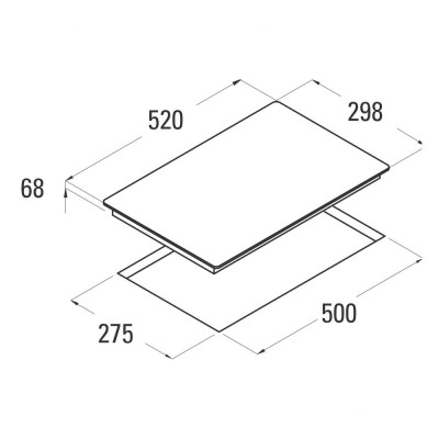 Placa Inducción CATA IB 302 WH