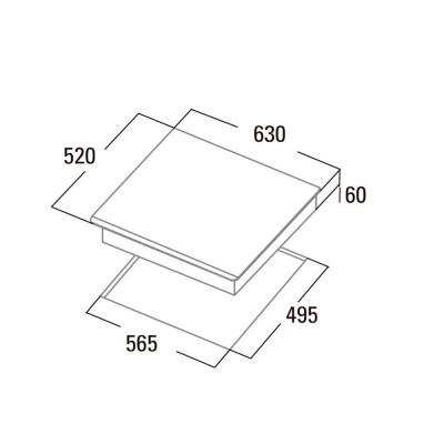 Placa Inducción CATA INSB 6032 BK