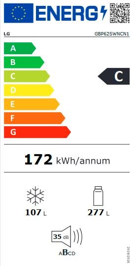 Etiqueta de Eficiencia Energética - GBP62SWNCN1