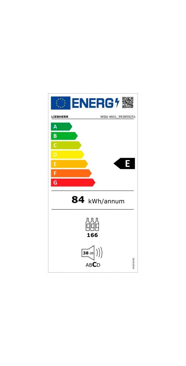 Etiqueta de Eficiencia Energética - WSbl 4601