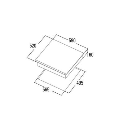 Placa CATA INSB 6003 BK/A