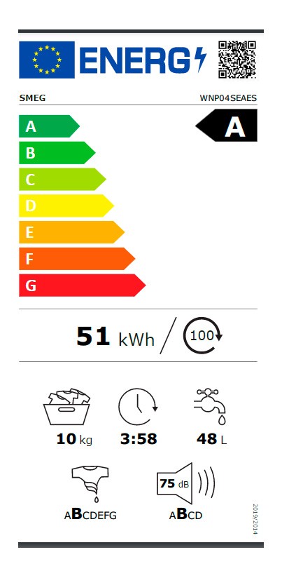 Etiqueta de Eficiencia Energética - WNP04SEAES