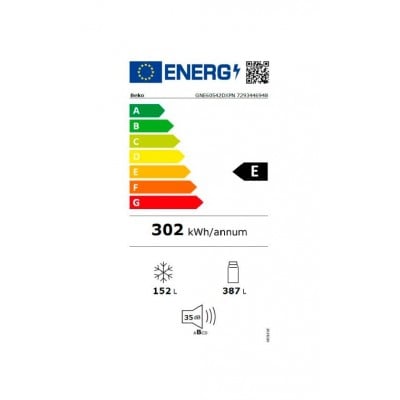 Frigorífico BEKO GNE60542DXPN