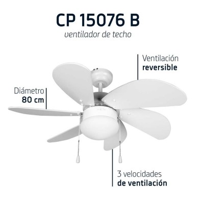 Ventilador Techo ORBEGOZO CP15076B