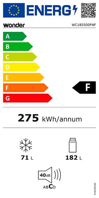 Etiqueta de Eficiencia Energética - WC185500FNF
