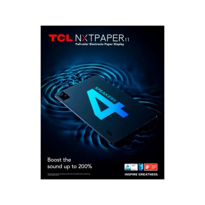 Tablet TCL Nxtpaper 2K Dark Grey...