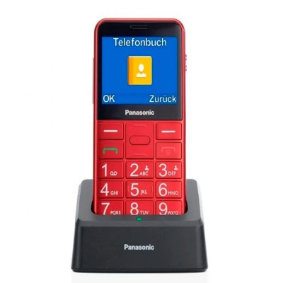 Teléfono Móvil PANASONIC KX-TU155 Rojo