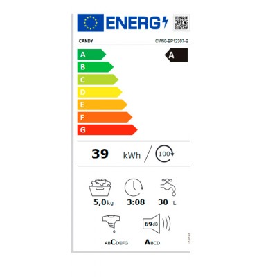 Lavadora CANDY CW50-BP12307-S MiniAqua