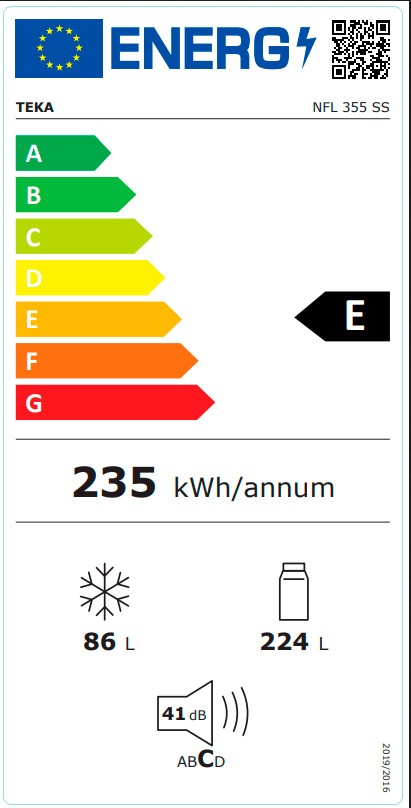 Etiqueta de Eficiencia Energética - 113410009