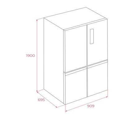 Frigorífico TEKA  TEKA RMF 77960
