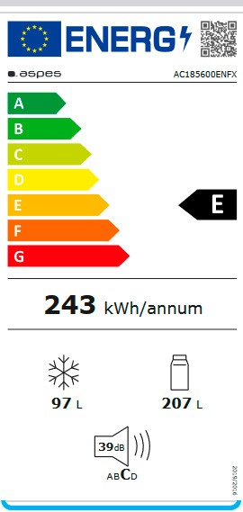 Etiqueta de Eficiencia Energética - AC185600ENFX