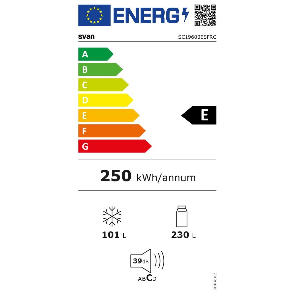 Etiqueta de Eficiencia Energética - SC19600ESFRC