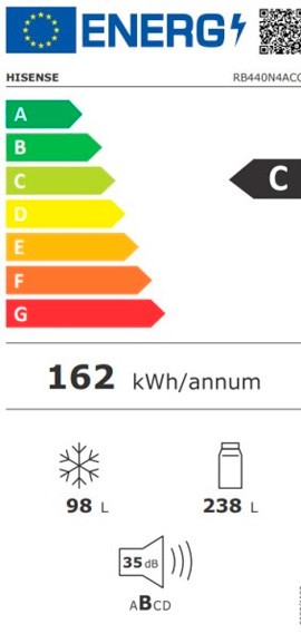 Etiqueta de Eficiencia Energética - RB440N4ACC
