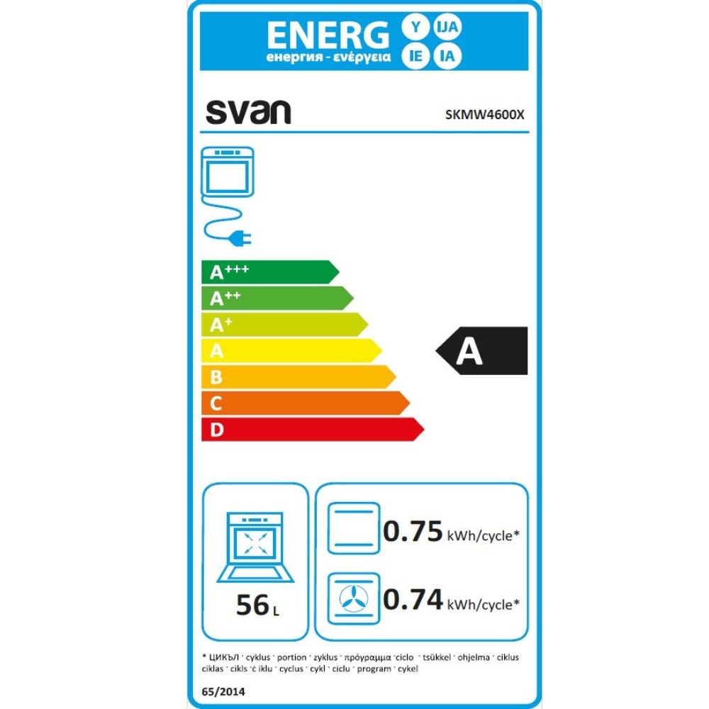 Etiqueta de Eficiencia Energética - SKMW4600X