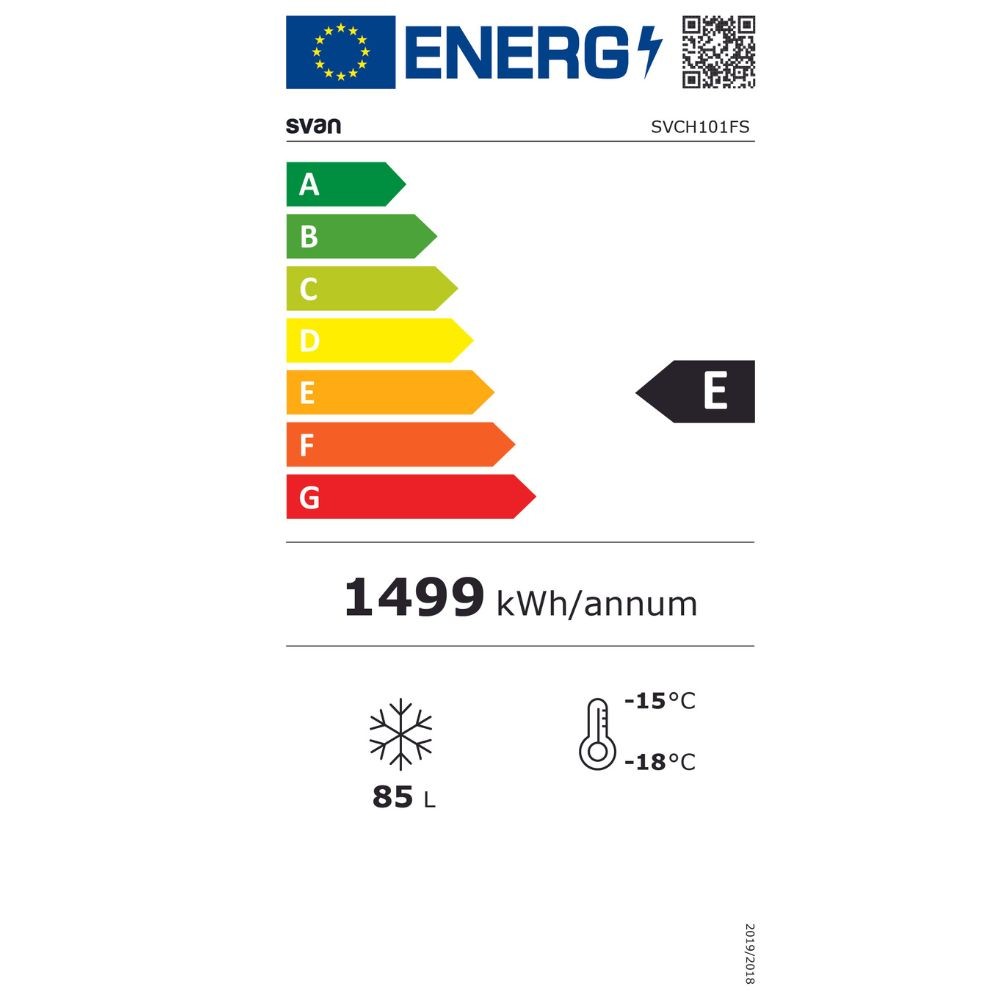 Etiqueta de Eficiencia Energética - SVCH101FS