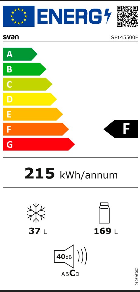 Etiqueta de Eficiencia Energética - SF145500F