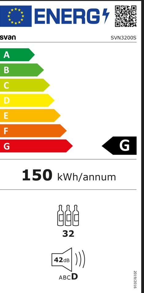 Etiqueta de Eficiencia Energética - SVN3200S