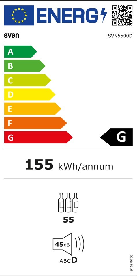 Etiqueta de Eficiencia Energética - SVN5500D