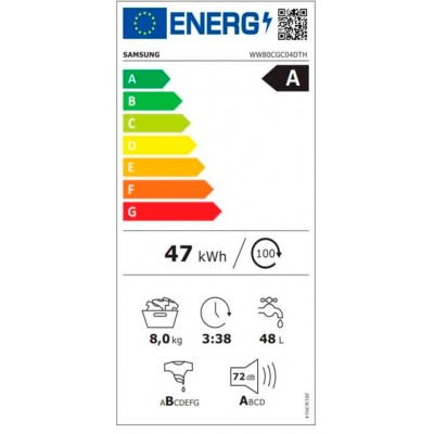 Lavadora Samsung WW80CGC04DTHEC