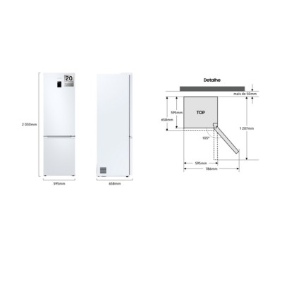 Combi Samsung RB38C672CWW/EF
