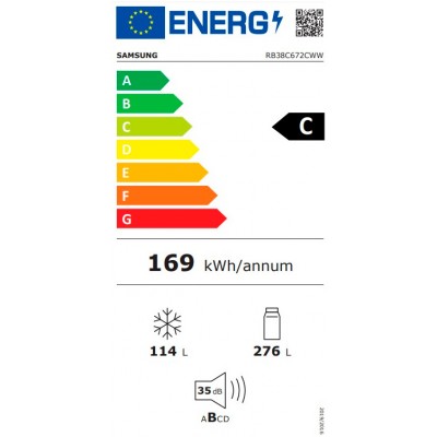 Combi Samsung RB38C672CWW/EF