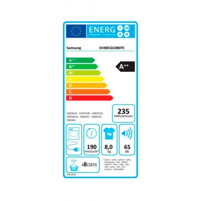 Secadora Samsung DV80CGC0B0THEC