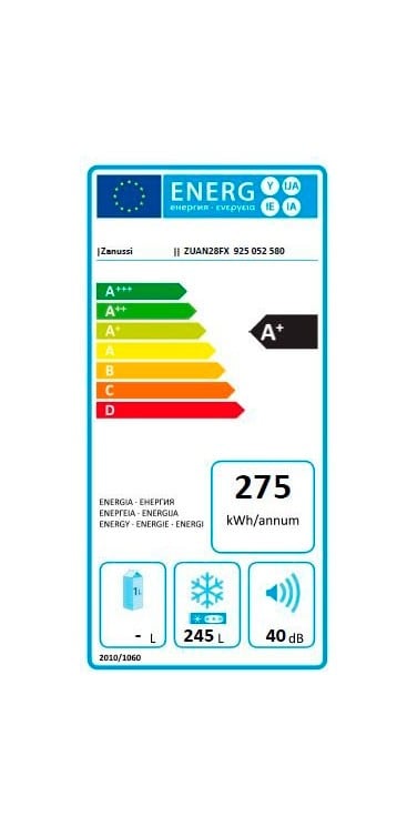 Etiqueta de Eficiencia Energética - KD100HXE