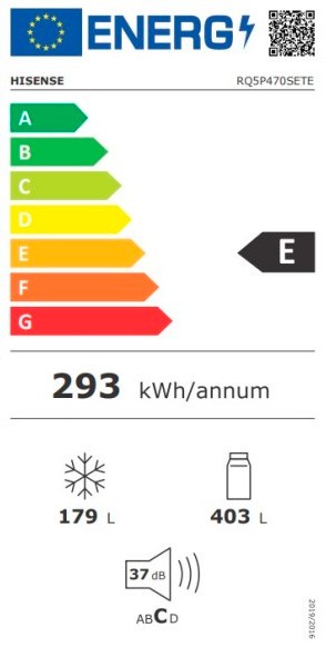 Etiqueta de Eficiencia Energética - RQ5P470SETE