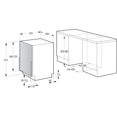 Lavavajillas Hisense HV543D10