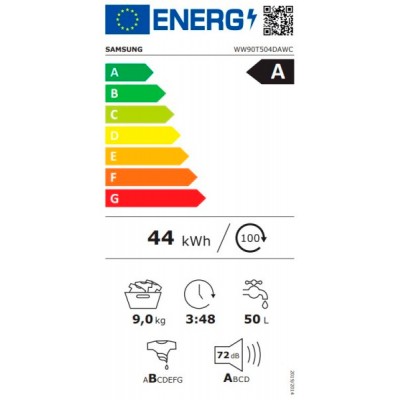 Lavadora Samsung WW90T504DAWC/S3