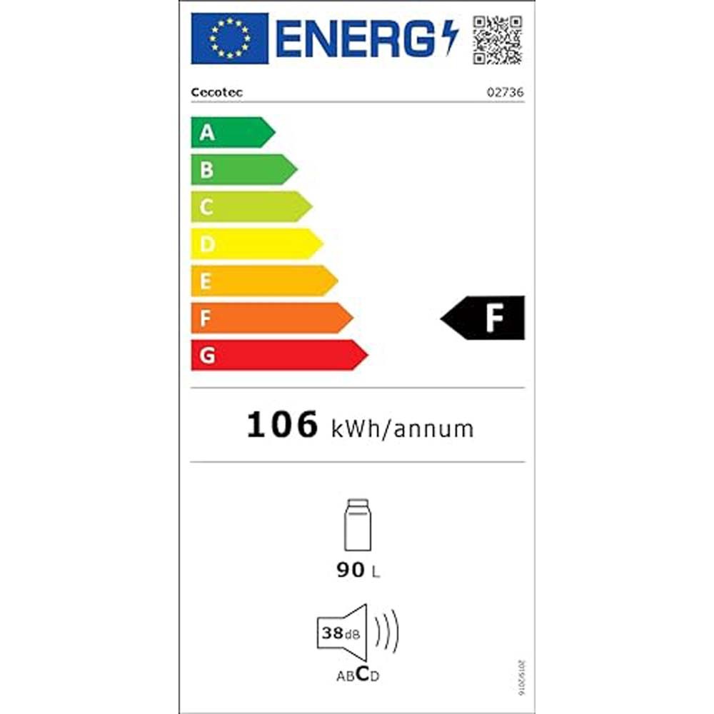 Etiqueta de Eficiencia Energética - 2736